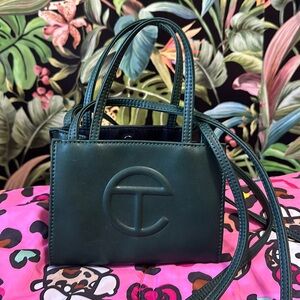 Dark green Telfar shoulder bag